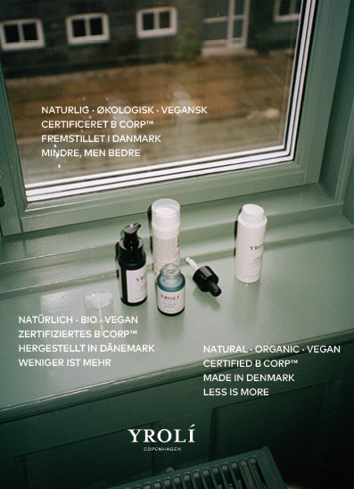 Flyer dansk/ tysk/ engelsk - Yrolí Skincare